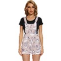 Abstract Leaf Nature Natural Beautiful Summer Pattern Short Overalls View1