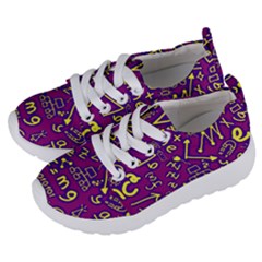 Background Doodles Math Kids  Lightweight Sports Shoes by Bedest