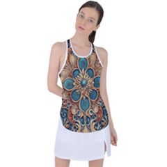 Muster 7 600dpi 12000 Matt Pattern 1 Racer Back Mesh Tank Top by 2607694c
