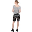 Schwarz katze punk Women s Pocket Shorts View2