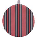 Rosa Grau Streifen Round Trivet View1