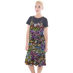Graffiti Word Seamless Pattern Camis Fishtail Dress by Bedest