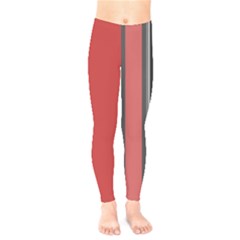 Altrosa Rosa Grau Streifen Kids  Leggings by 2607694c