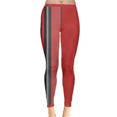 Altrosa Rosa Grau Streifen Inside Out Leggings by 2607694c