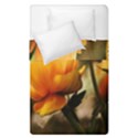 Yellow Butterfly Flower Duvet Cover Double Side (Single Size) View2