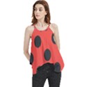 Abstract-bug-cubism-flat-insect Flowy Camisole Tank Top View1
