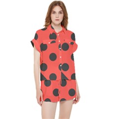 Abstract-bug-cubism-flat-insect Chiffon Lounge Set by Ket1n9