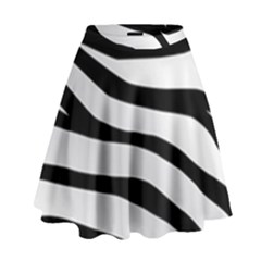 White Tiger Skin High Waist Skirt by Ket1n9