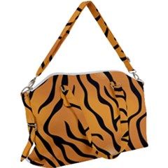 Tiger Skin Pattern Canvas Crossbody Bag by Ket1n9