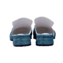 White And Blue Brick Wall Women s Classic Backless Heels View4