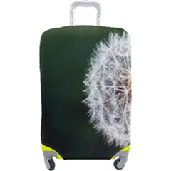 White Flower Luggage Cover (large) by Azkajaya