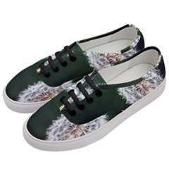White Flower Women s Classic Low Top Sneakers by Azkajaya