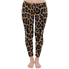 Tiger Skin Art Pattern Classic Winter Leggings by Ket1n9