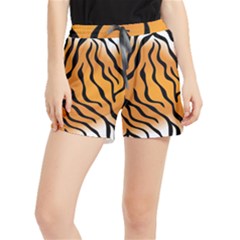 Tiger Skin Pattern Women s Runner Shorts by Ket1n9