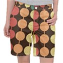 Pattern Circle Retro Design Women s Pocket Shorts View1