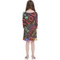 Loving Practice Agape Heart Kids  Quarter Sleeve Skater Dress View2