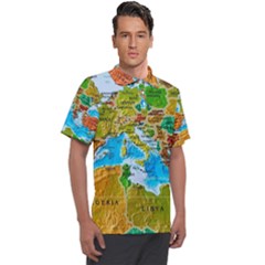 World Map Men s Polo T-shirt by Ket1n9