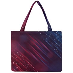 Illustrations Space Purple Mini Tote Bag by anzea
