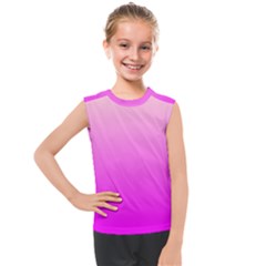 Gradient Pink - Pastel Yellow Pink Rosa Kids  Mesh Tank Top by 2607694c