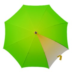 Gradient  Green, Yellow Hook Handle Umbrellas (medium) by 2607694c