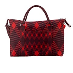 Muster Rot Schwarz Carry-on Travel Shoulder Bag by 2607694c