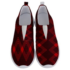 Muster Rot Schwarz No Lace Lightweight Shoes by 2607694c