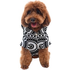 Circular Concentric Radial Symmetry Abstract Dog Coat by Proyonanggan
