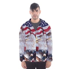United States Of America Images Independence Day Men s Hooded Windbreaker by Ket1n9