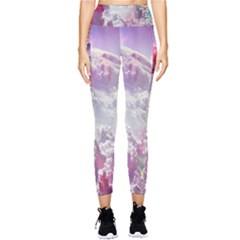 Clouds Multicolor Fantasy Art Skies Pocket Leggings  by Ket1n9