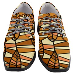Autumn Leaf Mosaic Seamless Women Heeled Oxford Shoes by Hannah976