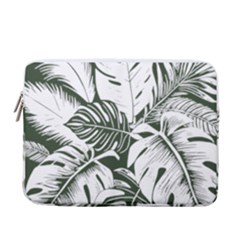 Abstract Art Tropical Leaves 13  Vertical Laptop Sleeve Case With Pocket by Valentinaart