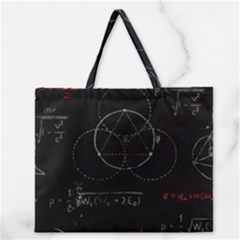 Math Board Circuit Circuits Computer Shield Tech Technology Zipper Large Tote Bag by Loisa77