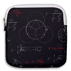 Math Board Circuit Circuits Computer Shield Tech Technology Mini Square Pouch by Loisa77