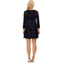 Math Board Circuit Circuits Computer Shield Tech Technology Long Sleeve Babydoll Dress View4