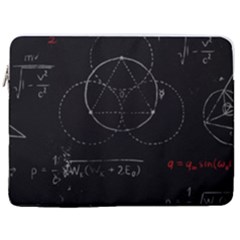 Math Board Circuit Circuits Computer Shield Tech Technology 17  Vertical Laptop Sleeve Case With Pocket by Loisa77