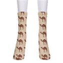Camel Pattern Design Clothing Crew Socks View1