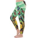 Monkey Tiger Bird Parrot Forest Jungle Style Classic Winter Leggings View2