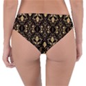 Vintage Batik Art Architecture Pattern Reversible Classic Bikini Bottoms View4