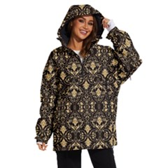 Vintage Batik Art Architecture Pattern Women s Ski And Snowboard Waterproof Breathable Jacket by Ravend