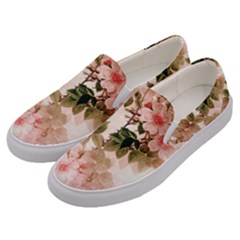 Flower Plant Vintage Retro Men s Canvas Slip Ons by Ravend