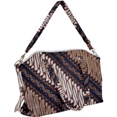 Batik Indonesian Culture Indonesia Authentic Canvas Crossbody Bag by Perong