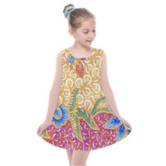 Batik Indonesian Culture Indonesia Authentic Kids  Summer Dress by Perong