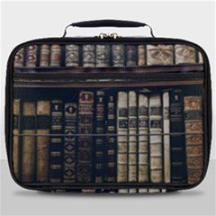 Antique Vintage Old Book Full Print Lunch Bag by Perong
