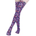 Trippy Cool Pattern Thigh High Stockings View2