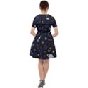 Starry Night  Space Constellations  Stars  Galaxy  Universe Graphic  Illustration Sailor Dress View2