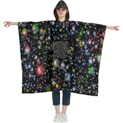 Illustration Universe Star Planet Women s Hooded Rain Ponchos by Grandong