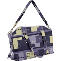 Pattern Design Abstract Lilac Canvas Crossbody Bag by Perong