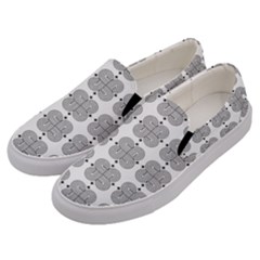 Abstract Pattern Texture Background Art Men s Canvas Slip Ons by Perong