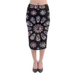Photo Chartres Notre Dame Midi Pencil Skirt by Bedest