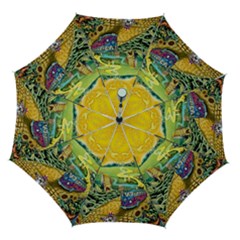 Grateful Dead Golden Road Automatic Folding Umbrella With Case (medium) by Bedest